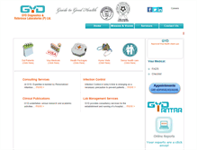 Tablet Screenshot of gydhealth.com